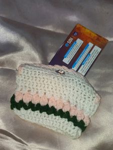 Crochet Mini Wallwt Tulip 🌷 Design