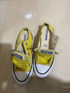 Yellow &amp; Black Converse All-Stars