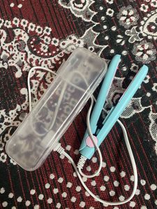 Mini Hair straightener Blue Colour