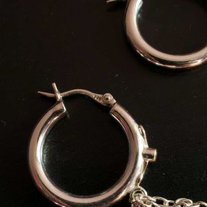 92.5 SterlingSilver Hoop Dangle