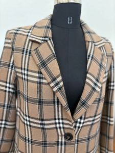 H&amp;M Plaid Blazer