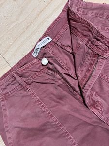 Zara Pink Cargo Pants