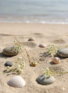Gold Flower Pendant Necklace