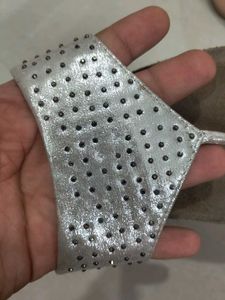 Hype Silver Rhinestone Sandals