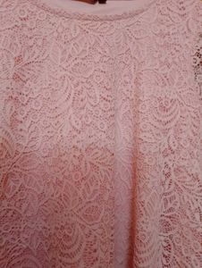 Pink Lace Top
