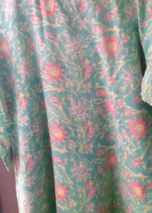 PASTEL GREEN SUMMERY KURTA