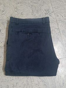 Navy Blue Casual Pants