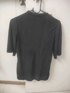 Elegant Black Textured Top