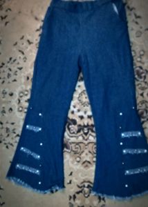 Blue Denim Bootcut Jeans