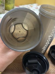 2 Boldfit Plastic Typhoon Gym Shaker Bottle