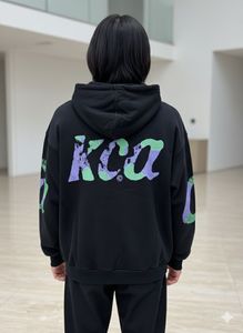 Black Graphic Hoodie