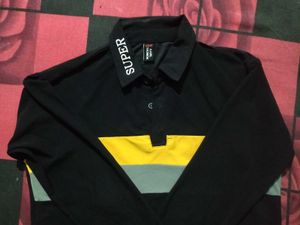 NORMAL FULL SLEEVE T-SHIRT IN BLACK COLOUR