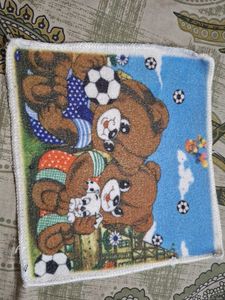 Trendy Cartoon Print Handkerchief | Soft & Stylish