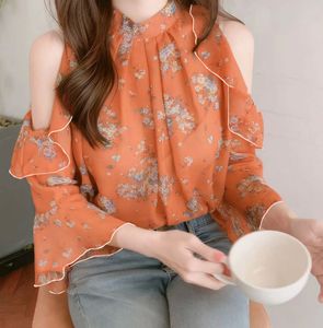 Floral Cold Shoulder Top