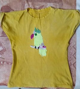Yellow Women Tshirt