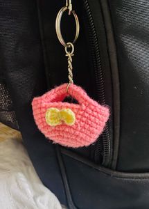 Crochet Bag Keychain