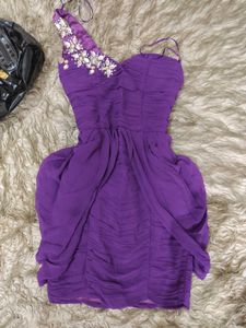 Rare Brand 90s Prom Inspired Mini studded Dress