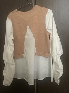 Stylish Two-Tone Blouse designer