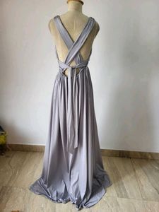 Gray Maxi Dress