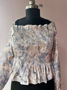 Long Peplum Top