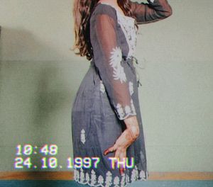 A Georgette Black Tunic
