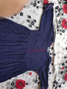 Navy Blue Kurta