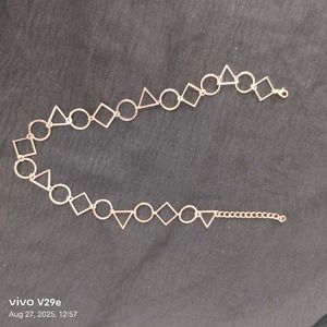 Geometric Chain Necklace