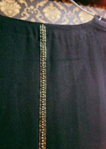 Rhinestone Work On Both Side Burkah And Hijab