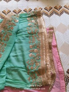 Pure Georgette Sharara Suit