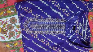 Blue Printed anarkali 💙