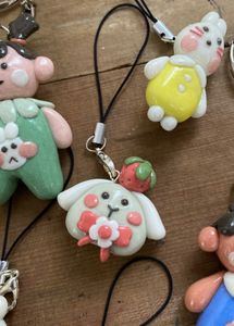Cute bunny Handmade Charm