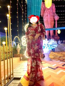 Asnew Sharara Kurta Set With Dupatta (Women&#39;s)