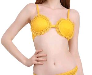 Price Drop ellow Beach Bra
