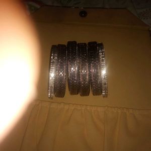 Colorful Beaded Bangles (Set of 2)