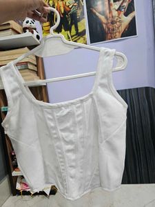 White Corset Top