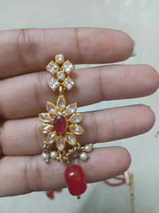 Red &amp; Gold Jewelry Set