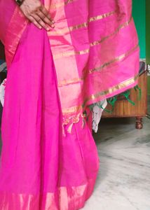 Pink saree