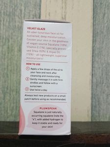 Plum Squalane &amp; Vitamin E Face Oil (New)