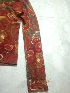 y2k unique boho, earthy longsleeve top