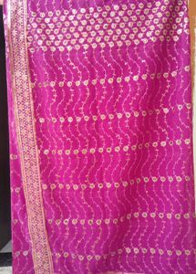 Thread Embroidery Saree