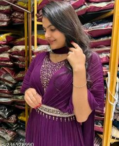 New Stayle Beautiful Women Gown Dress Inpoted Dres