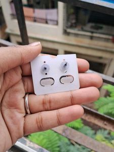 Sparkling Circle Drop Earrings