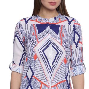 Printed Shirt Top