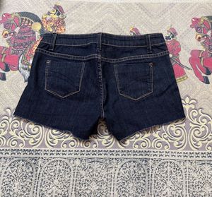 Dark Wash Denim Shorts