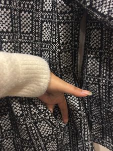 Patterned Button-Up Jacket