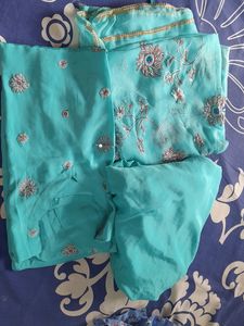 Kurta Set With Patiala Salwar And Heavy  Duptta