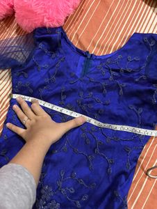 Heavy Blue Gown.