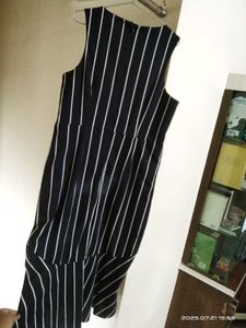 Chic Striped Midi Dress
