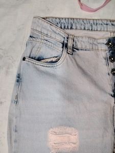 Blue Boyfriend Fit Jeans