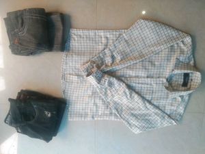 Men's Jeans and Shirt Bundle
